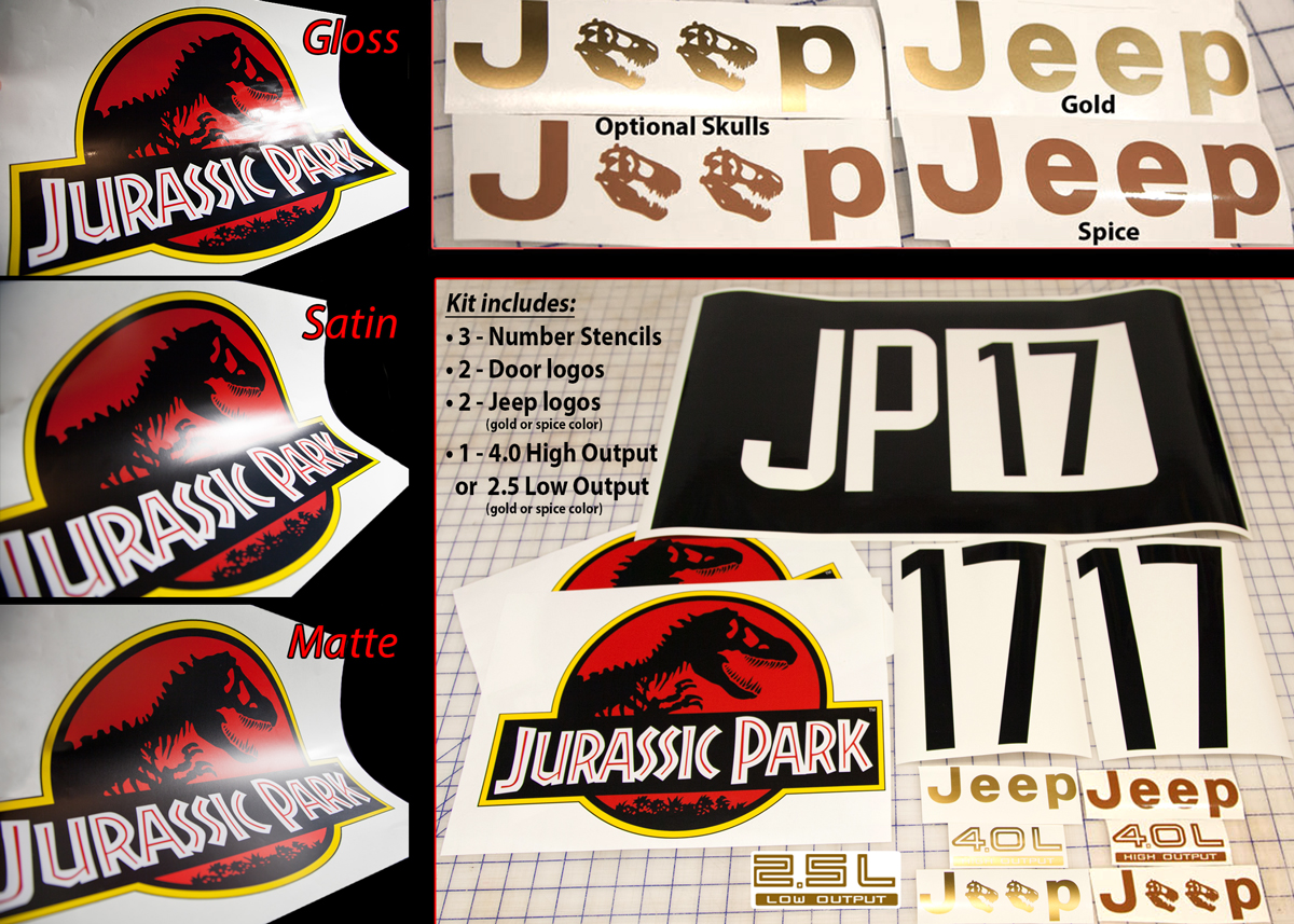 Stickers Jurassic World - Logo
