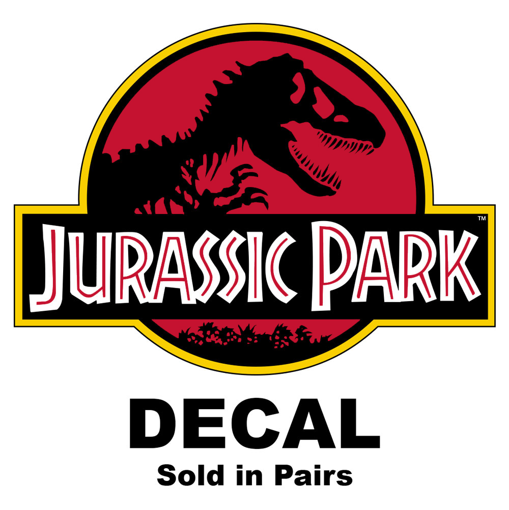 Jurassic Park Logo 22" X 22" sublimées Bandana-Neuf 